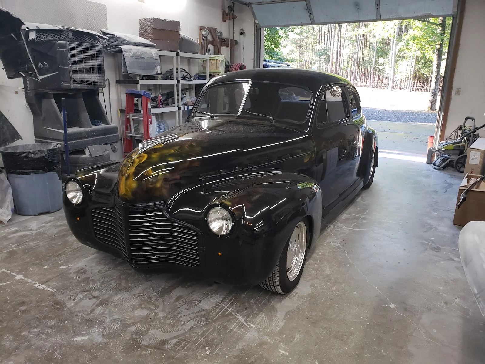 Detail work for at Precision Autobody and Graphics